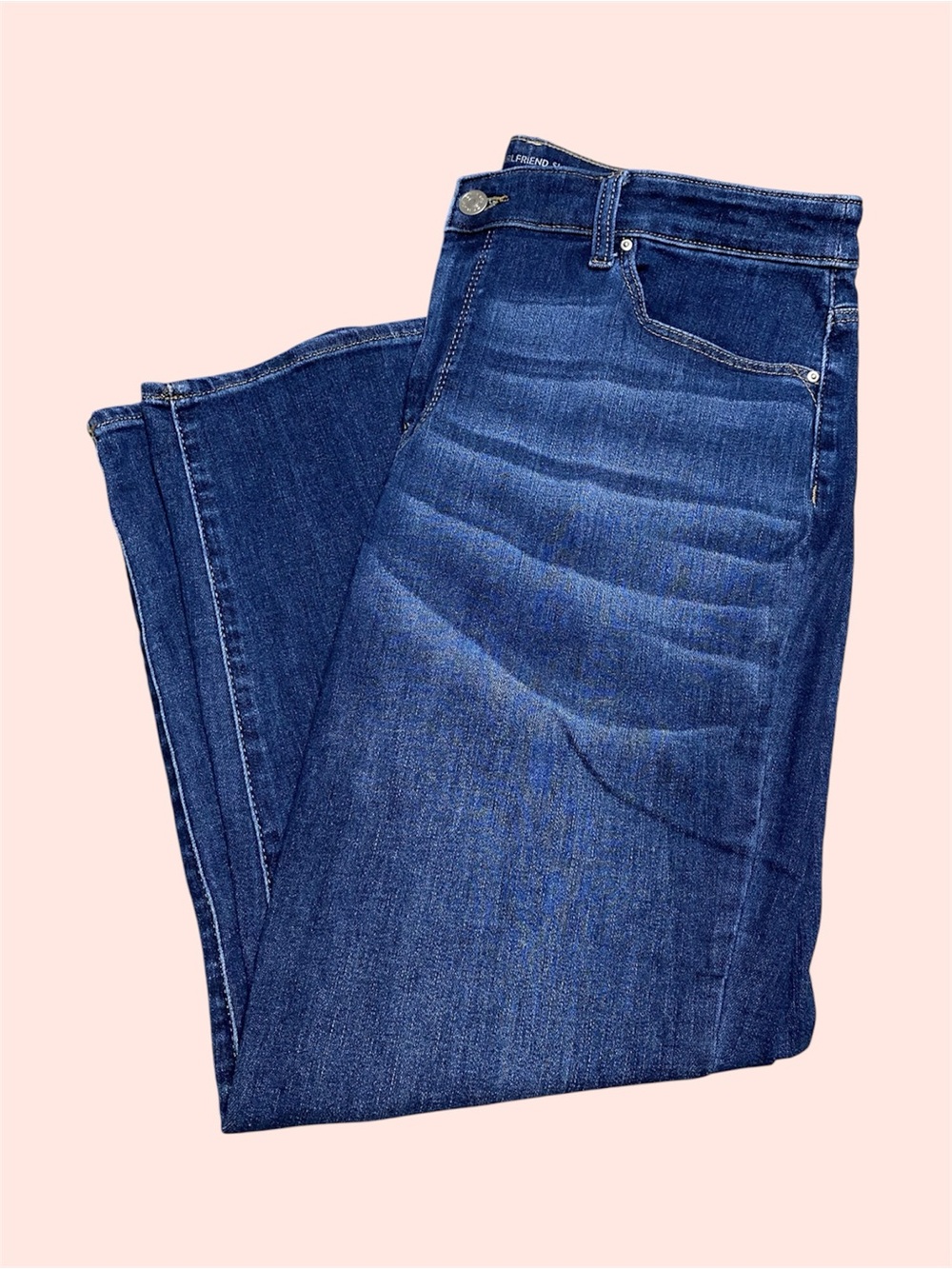 Chico’s Girlfriend Slim Ankle Jeans, Size 2.5 or 14